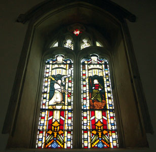 nave north wall east window - March 2008